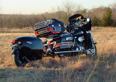 Harley with Unigo Trailer